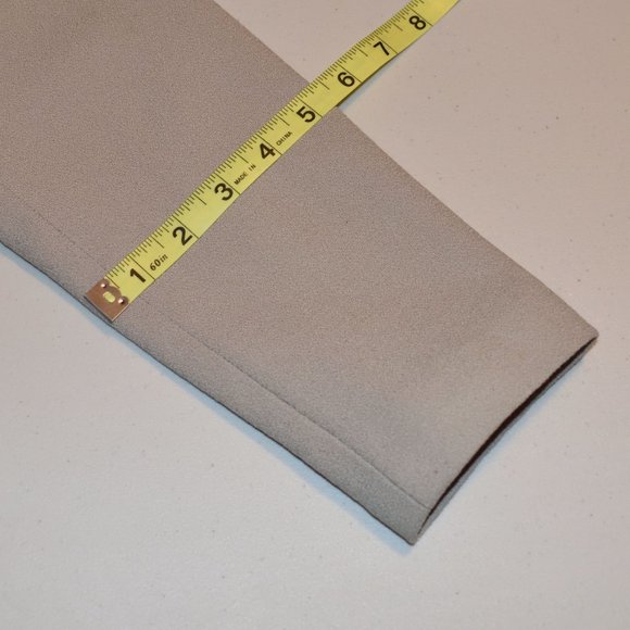 Vintage Alfred Dunner Women's Beige Wool Blazer Petite Size 6 6P Made in USA - Picture 11 of 15